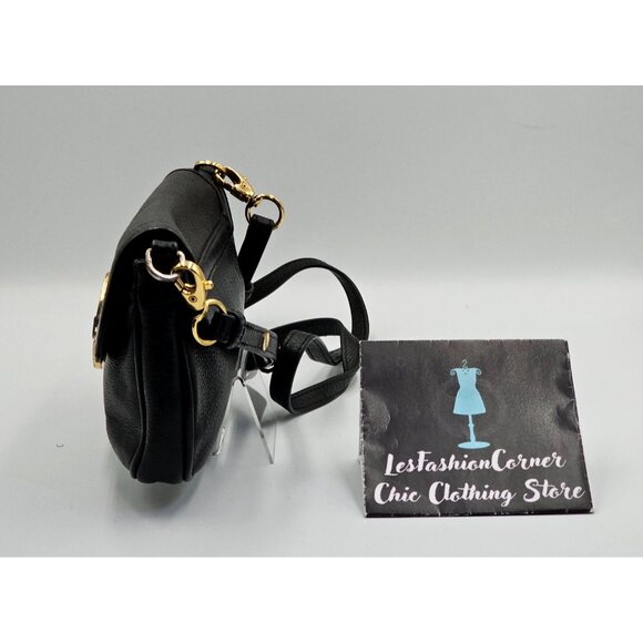 Tory Burch Women's Black Pebbled Leather Amanda Crossbody Bag Size Small 2725 - Picture 5 of 14